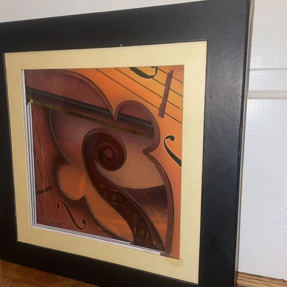 Extremely Rare! life‎ in rhythm twinkle designer collection framed Music art